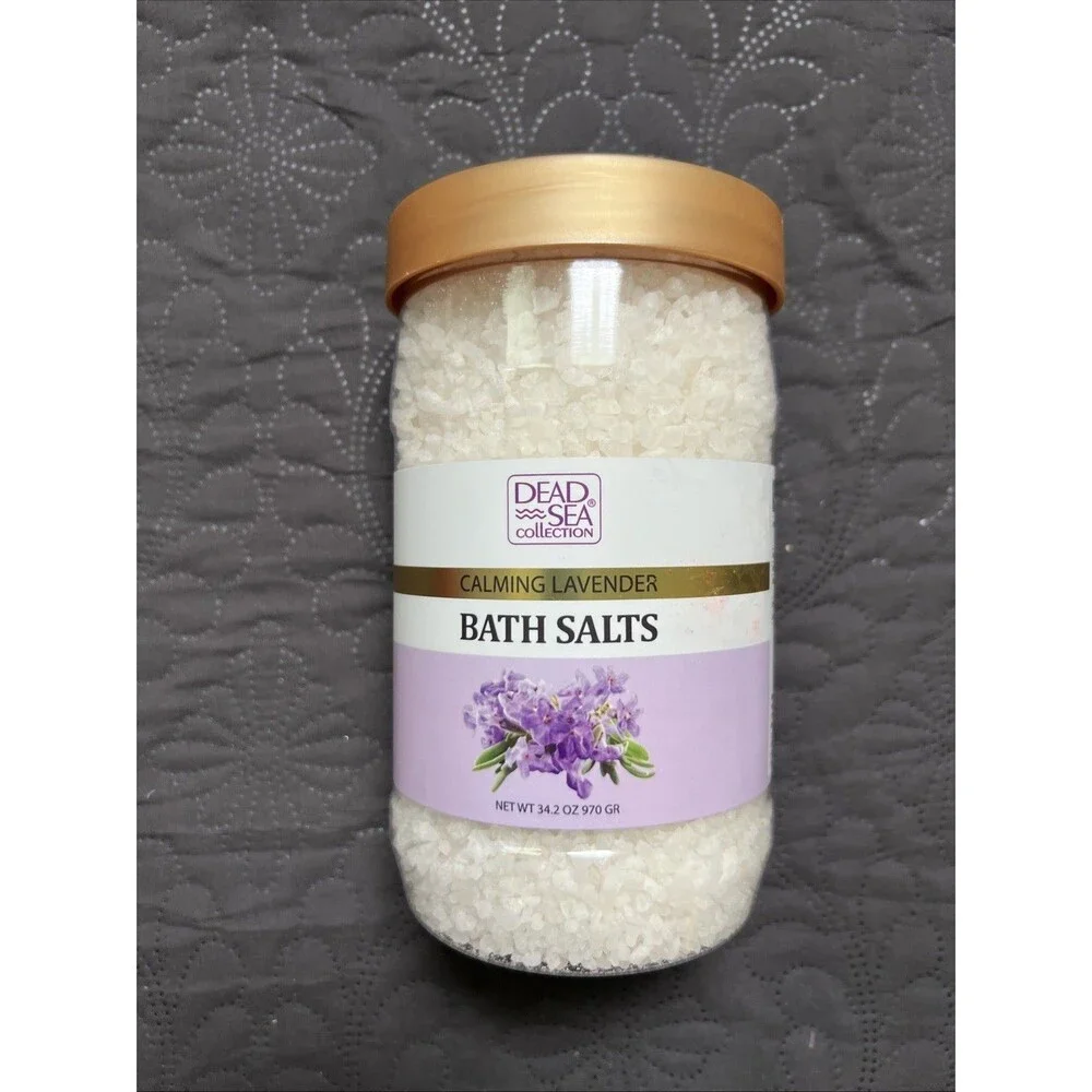 Dead Sea Collection Reviving and Calming Bath Salts Lavender 34.2 Oz Wellness